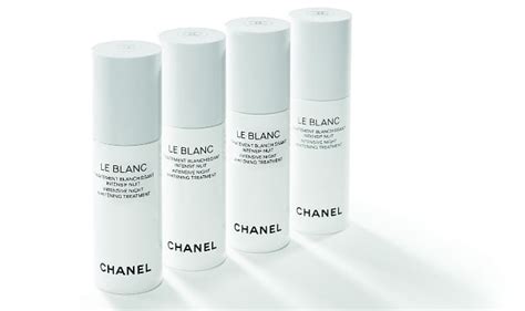 chanel le blanc intensive night whitening treatment|le blanc serum Chanel.